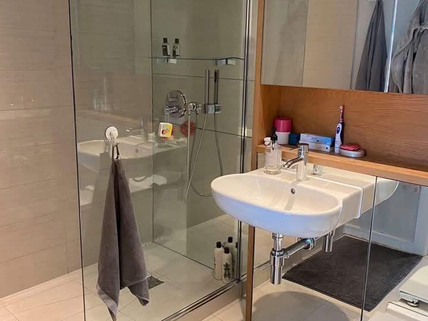 Bathroom after a clean